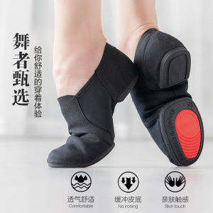 Canvas Indoor Outdoor Practice Dance Shoes Soft Bottom Jazz Ballet Shape Fitness Shoes for Men And Women Rubber Sole