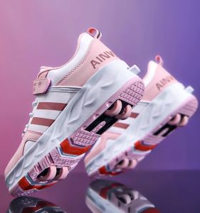 Four-wheel Retractable Skating Shoes