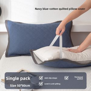 KAMONI | Cotton Pillow Cover Thick Anti-Slip Oil-Resistant