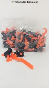 Reusable Tile Leveling / Alat Perata Keramik Model Putar 51 Pcs