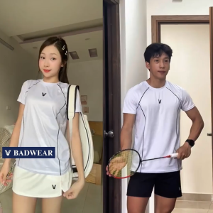 Áo Cầu Lông Quần Cầu Lông Bộ Cầu Lông Nam Nữ Chuyên Nghiệp Vải Thoáng Khí A808 - V Badwear