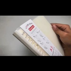 Notebook Spiral REFILL 80lembar / Binder Note A5 B5 Eselon Office Polos / Diary Ring