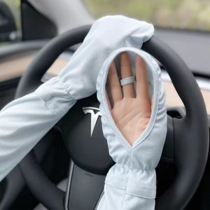 Summer Sun Protection Ice Sleeve Gloves