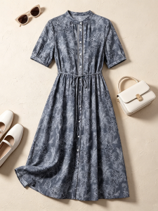 SANGMAN | Silk Elegant Slimming Cheongsam Style Dress
