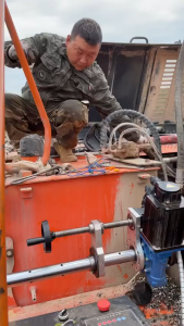 Zhenqian SK-50 Mesin Bor dan Mesin Las khusus perbaikan lubang alat berat seperti Excavator dan lainnya