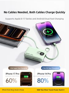 W&P | Pin Sạc Dự Phòng 45W Sạc Nhanh 20000mAh