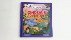 Dinosaur Adventure Lift the Flap Educational Book to Learn About Dinosaurs For Kids