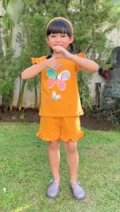 Setelan Anak Cewek Amena Lucuna Mix Warna Size 1-5 tahun