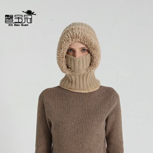[✅SG Seller] Winter Balaclava Hat Scarf Mask 3 in 1 Set Fleece Lined Windproof Thermal Hooded Neck Warmer with Ear Flaps