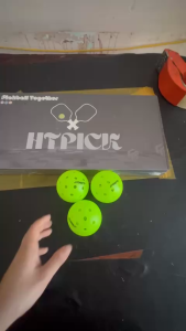 Bóng Đấu Logo Pickleball 40 lỗ 74 mm ngoài trời tiêu chuẩn USAPA cao cấp