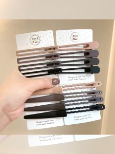 Seamless Hair Clips Makeup Clips Side Duckbill Clips Hair Accessories Korean Style Fresh out Fashion Jewelry Hair Decorations