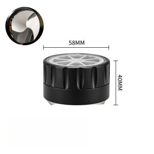 JUSTINLAU | JUSTINLAU 51/53/58mm Self-leveling Coffee Distributor Gravity Auto-adjust Espresso Powder Tamper Tool Wheel Hub Design