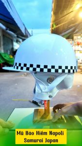 Mũ bảo hiểm nửa đầu Bosozoku Japan Style Trend 2024 Phiên Bản Đen Full Chính Hãng Napoli - Bảo Hành 12 Tháng