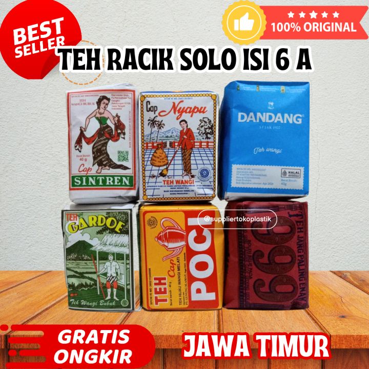 Es Teh Racik Teh Racikan Solo Isi 6 A Teh Racik Solo Teh Tubruk Teh Angkringan Es ...