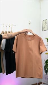 Áo thun trơn cho nam chất Cotton cao cấp co dãn 4 chiều - Thương hiệu AMAX