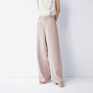 PEACEBIRD | Summer Lanintence Tencel Wide Leg Straight Jeans