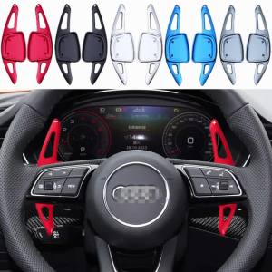 AULIGUS | For Audi A6 S6 C8 A7 S7 C8 A8 S8 D5 A3 8Y 2020 2021 2022 Car Steering Wheel Shift Paddle DSG Extender Stickers