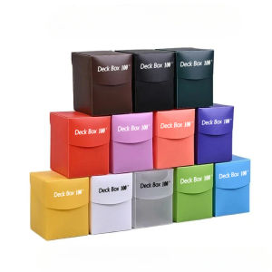 Protect & Store Valuable Cards Deck Box for 100+ Pokemon/Magic/YuGiOh Collectible Trading Cards Storage Card Organizer