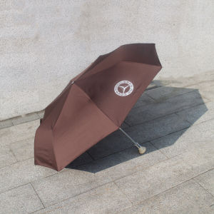 Màn Hình Chống Nắng Cầm Tay Mercedes-Benz Thiết Kế Cổ Điển Cầm Tay Chống Nắng Hai Trong Một Tay Cầm Ngắn Thương Hiệu Xe Hơi