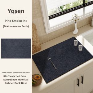 Kitchen Countertop Special Use Silicon Dendroid Absorbent Pad Sink Stove Waterproof Oil Resistant No Wash Drain Mat Luxury Feel