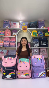 Unicorn Backpack for Girls Cute Large Capacity Waterproof School Bag Kids Backpack for Grade 1-6