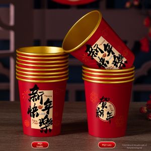 LANGMANXISHI | Cốc Dùng Một Lần Dày Tết Nguyên Đán