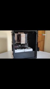 CASE AEROCOOL CS-111 Mini-Tower BLACK / WHITE (MICRO-ATX) เคสมินิมอล