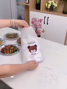 [RẺ 1 BỊCH BỌC GẤU] Màng Bọc Thực Phẩm Gấu (1 Bịch 90-95 chiếc) Chất Liệu HDPE Không Mùi