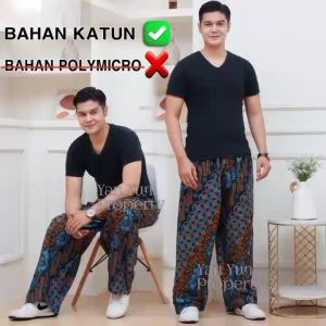 Celana panjang pria Celana batik wanita S M L XL XXL XXXL