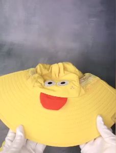 หมวกเด็ก มีนกหวี๊ด หมวกยาวคลุมไหล่ รูดคาง หมวกกันUV หมวกกันแดด ใส่ไปเที่ยวทะเล ไปเล่นน้ำ ทำกิจกรรมกลางแจ้ง น่ารัก ระบายอากาศ หมวกตัวการ์ตูน หมวกใบยาว หมวกเล่นกีฬา