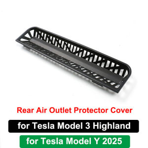 For Tesla Model Y Juniper 2025 Rear Seat Anti-Kick Protect Cover Under Rear Air Outlet Child Anti Dirty Board Model 3 Highland