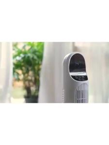 VOLTHUB Electric fan household tower fan shaking head vertical bladeless fan dormitory bedroom fan high wind floor fan