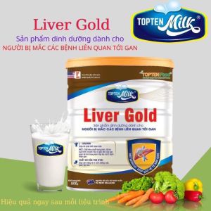 Sữa LIVERGOLD 800gr Sữa Cho Người Bệnh Gan TOPTENMILK Liver Gold