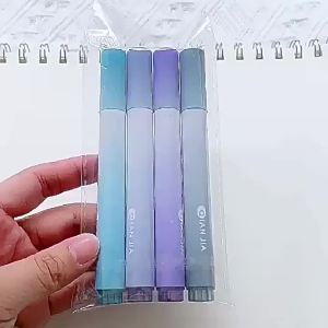 12pcs Morandi Colors Aesthetic Highlighters Colorful Marker Pens for Highlighting Bible Book No Bleed and Quick Dry