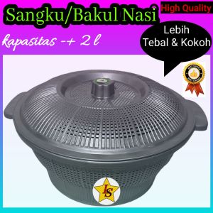 PROMO  MURAH!!! BAKUL NASI + TUTUP DIJAMIN TEBAL KUAT DAN KOKOH