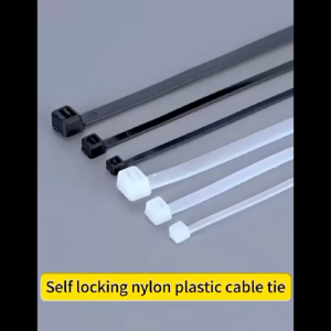 AURORA Cable Ties Kabel Ties Kabel Tis 10cm 15cm 20cm HITAM DAN PUTIH Isi 100 pcs Pengikat Kabel