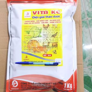 Gói 1kg VITA KC ( Vitamin C20%) chuyên dùng cho thú cưng có bổ sung vitamin C hàm lượng cao