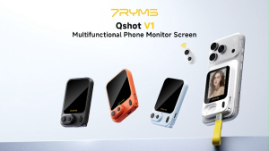 7RYMS Qshot V1 Wired Selfie Monitor with 4K/120fps Built-in Wireless Mic