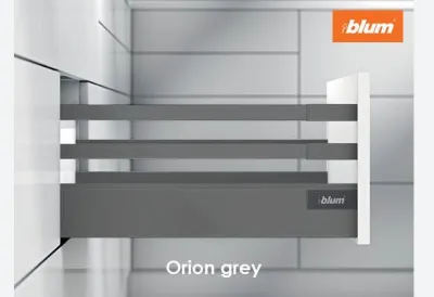 Blum Tandembox S3 (For Cabinet Width 300-1200mm) kitchen cabinet drawer Soft Closing System !!!Colour-Silk White / Aluminium Grey / Orion Grey !!! Stock Available!!!