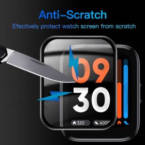 3D HD Tempered Full Screen Protective Film For Realme Watch 3 Pro Watch ScratchProof Screen Film Realme Watch 3 / 3Pro