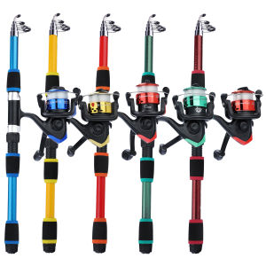 sougayilang 1.8m Fishing Rod Set Full Set Fishing Rod and Reel Set Fish rods Telesscopic Fishing Rod Fishing Rod and Fishing Reel and Fishing Line and Fishing Accessories
