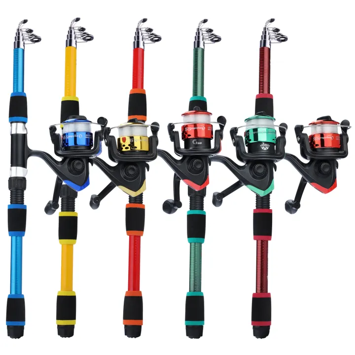 [COD]Fishing Rod Set Full Set 1.8mTelescopic Fishing Rod and Fishing ...