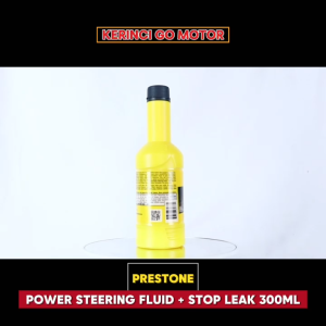 Prestone Oli Power Steering Fluid Stop Leak 300ml Minyak Oli Stir Anti Tambel Bocor Original