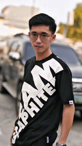 GPT MERCH TEAM GRAPHITEE BIG LOGO BOX TEE BLACK WHITE