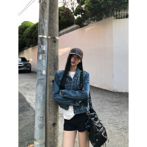 Fashion Popular Blue Short Denim Jacket