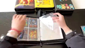SG Pokemon Card Sleeves Binder Card Binder 400PCS Cards Album Cards Book Map Letter Holder For Children Gift
