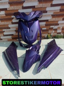 COVER FULL BODY HALUS HONDA BEAT KARBU 2008-2009 WARNA UNGU CANDY