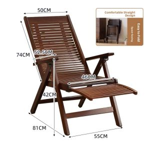 CHUJUN | Portable Durable Lounger Home Office Balcony Use