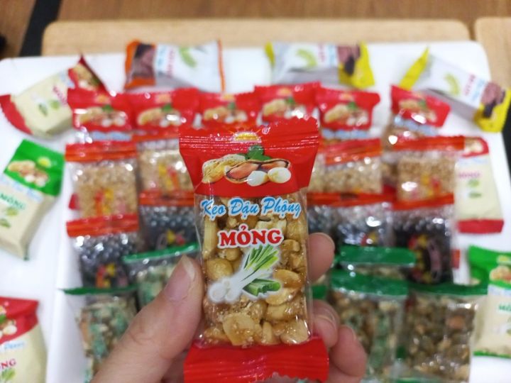 Kẹo đậu phộng loại đặc biệt 1KG - Bánh kẹo tết Phú Xuân - Đồ ăn vặt