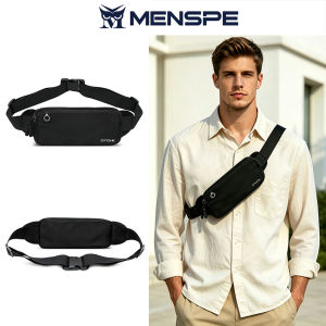 MENSPE Fashion Waist Bag Outdoor Sports Waist Pack Bag Ultrathin Pouches Waist Belts Bag Running Pouch Waterproof Crossbody Bag Money Phone Waist Fanny Pack Jogging Belt Fanny Pack With Earphone Hole